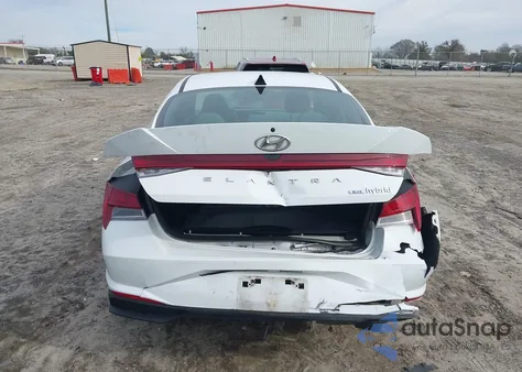 2023 Hyundai Elantra Hybrid Blue from USA, damaged, VIN KMHLM4AJ0PU044675